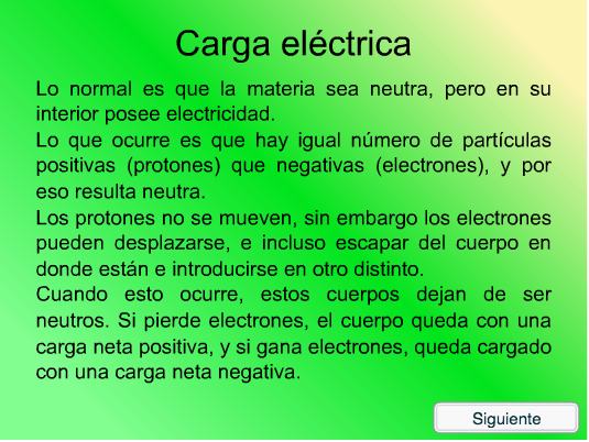 Carga eléctrica